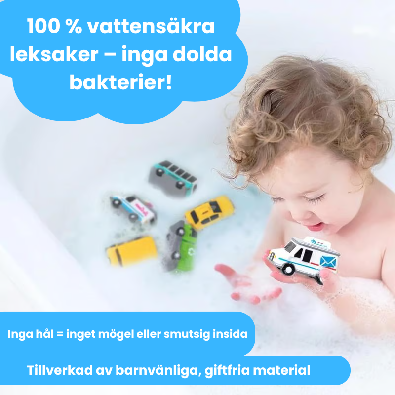 SplashCars – Morsomme og trygge badeleker for barn!