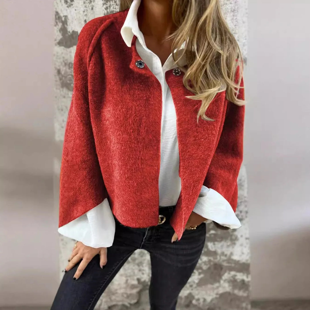 Elegant kort cardigan – høstens must-have i hver kvinnes garderobe!